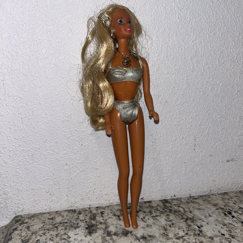 VTG Sun Sensation‎ Barbie Mattel 1966 Made In China C4